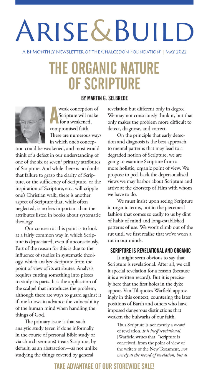 Chalcedon Publications 2022