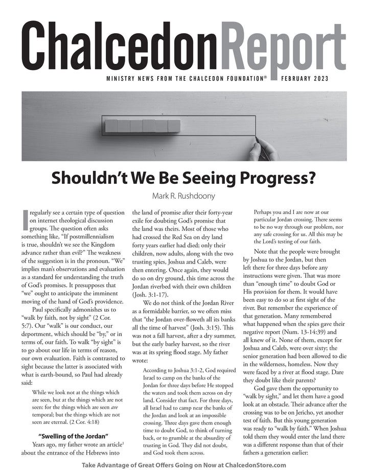 Chalcedon Publications 2023