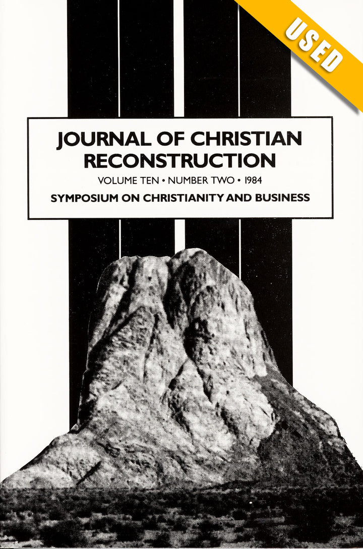 JCR Vol 10 No 2: Symposium on Christianity and Business