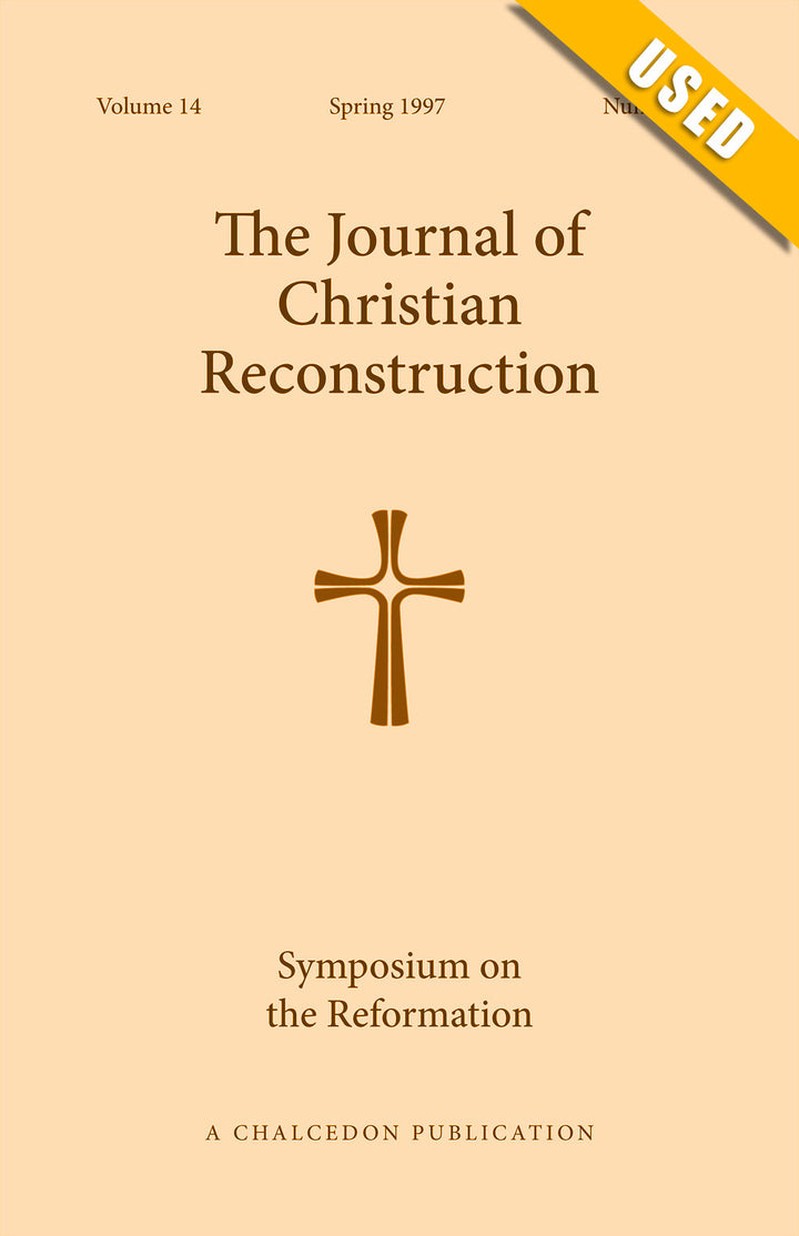 JCR Vol 14 No 2: Symposium on the Reformation