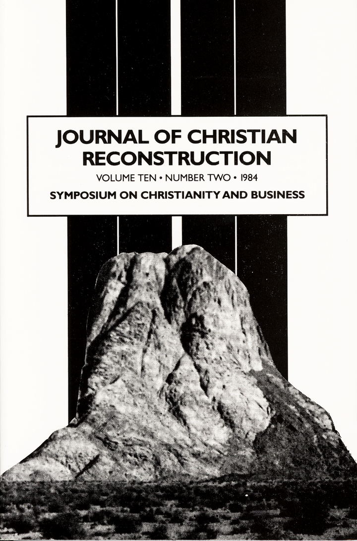 JCR Vol 10 No 2: Symposium on Christianity and Business