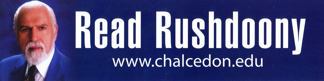 Read Rushdoony Bumper Sticker