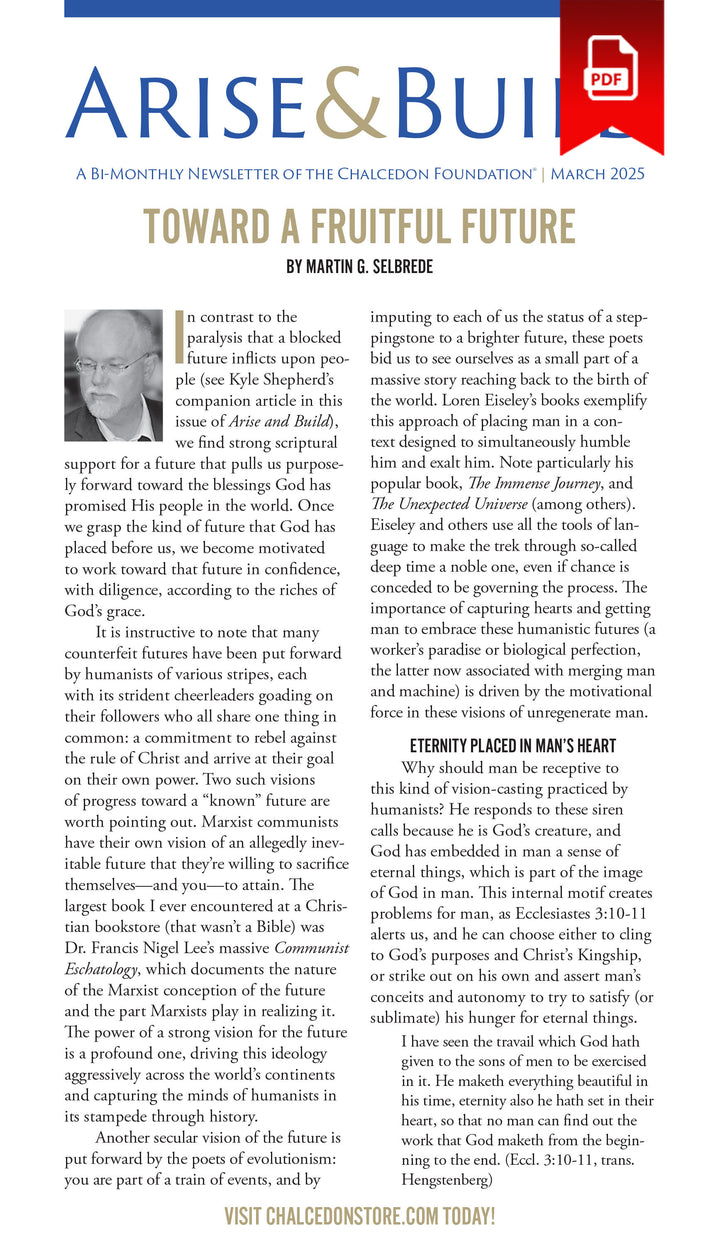 2025 Chalcedon Publications (PDF)