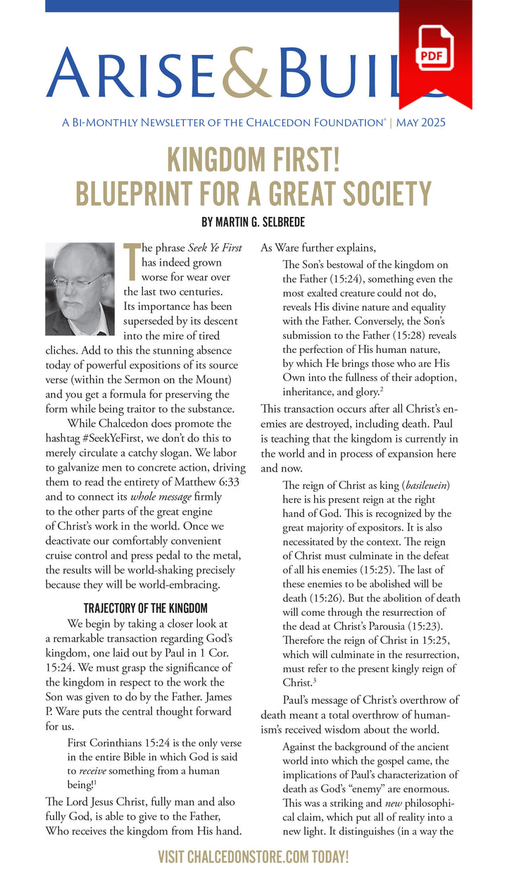 2025 Chalcedon Publications (PDF)