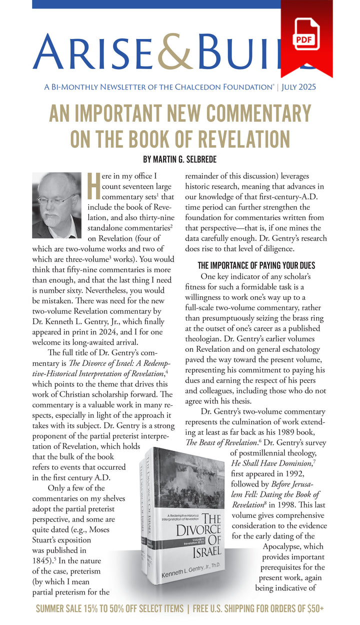 2025 Chalcedon Publications (PDF)