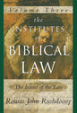 Institutes of Biblical Law Vol. 3