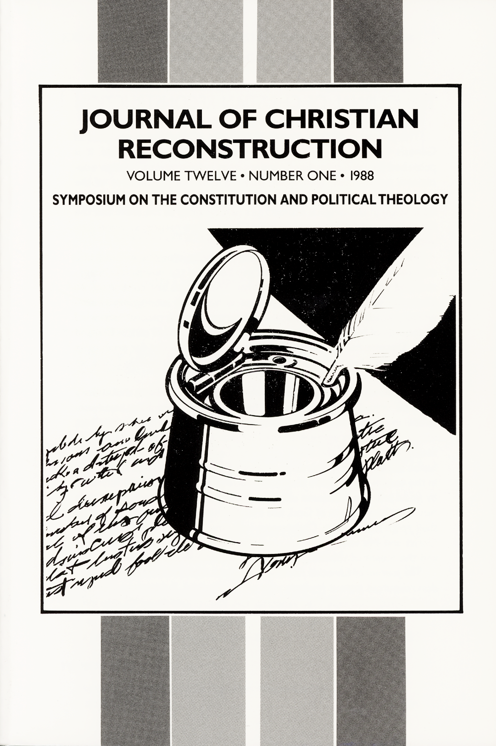 JCR Vol 12 No 1: Symposium on the Constitution and Political Theology